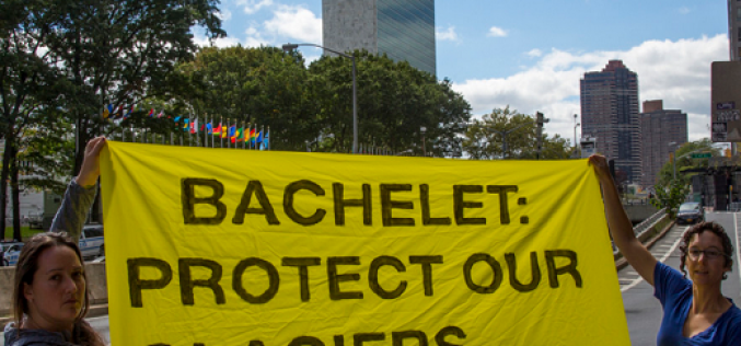 República Glaciar llega hasta la ONU para pedir a Bachelet ley glaciar 5 estrellas para Chile