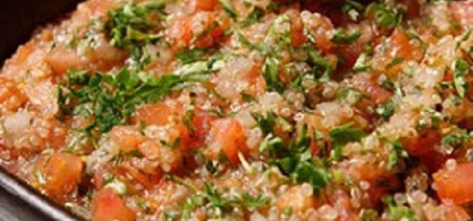 Pebre cuchareado de Quinoa