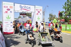 Famosos calientan motores para correr junto a sus hijos en la 3a versión de la Baby Race by Britax