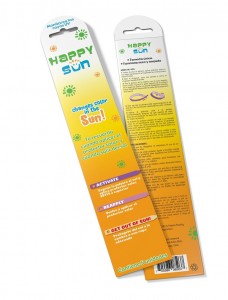 Pulsera HappySun packaging front&back