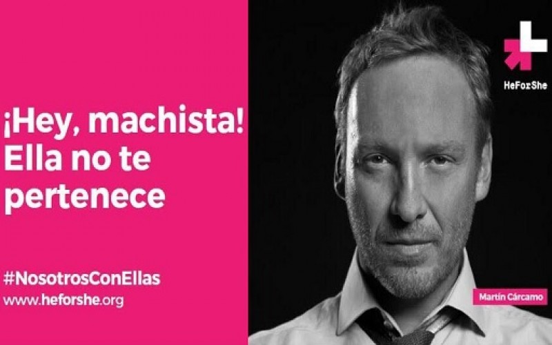 Campaña #HeForShe suma a rostros nacionales para defender la igualdad de género