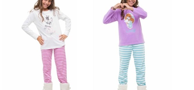 Conoce la primera línea de pijamas Flores para niñas
