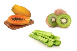 Apio, kiwi y papaya: protectores del hígado