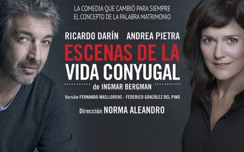 “Escenas de la Vida conyugal” con Ricardo Darín se presentará hasta el domingo 19 de agosto