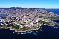 Exposición de fotografías aéreas de Chile en Patio Bellavista