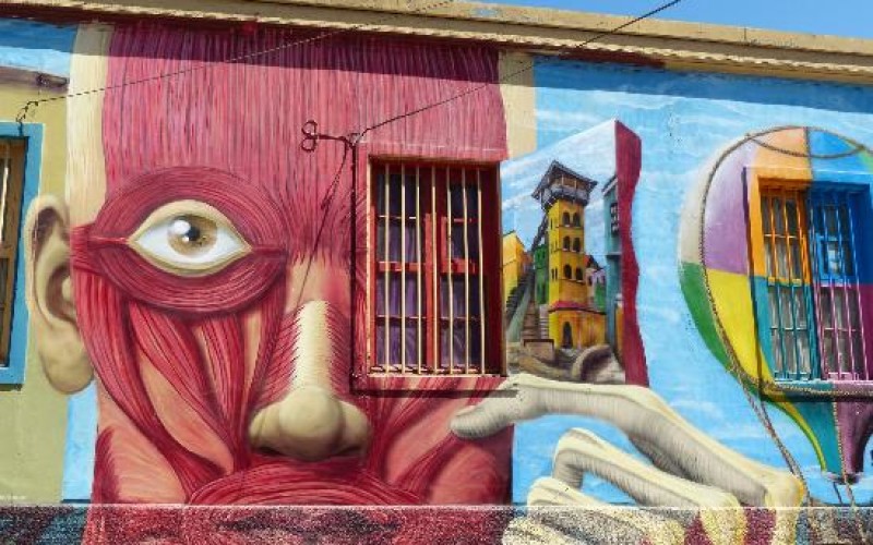 Se viene primer festival de graffiti en honor al vino en  Valparaíso