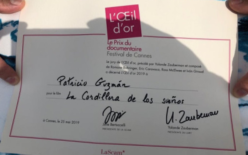 Patricio Guzmán gana el premio Ojo de Oro en Cannes por ‘La cordillera de los sueños’
