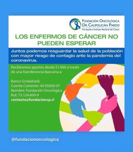Afiche campaña Oncología