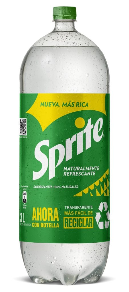 Sprite deja atrás su icónica botella verde