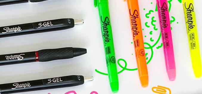 Dale un upgrade y personalidad a tu escritorio con los nuevos lápices Sharpie S-Gel