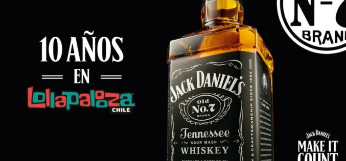 Celebra con Jack Daniel’s 10 años en Lollapalooza