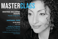 Master Class de Cristina Gallardo-Fundación Cultural de Providencia