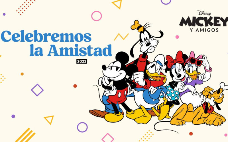 En julio, Mickey y amigos celebran el mes de la amistad