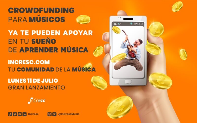 Nace en latinoamérica el crowdfunding para apoyar a estudiantes de música: InCresc