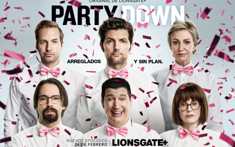 Arreglados y sin plan. Lionsgate+ lanza el tráiler y póster de Party Down, regreso el 24 de febrero