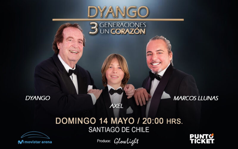 Dyango anuncia concierto junto a Marcos Llunas y su nieto Axel