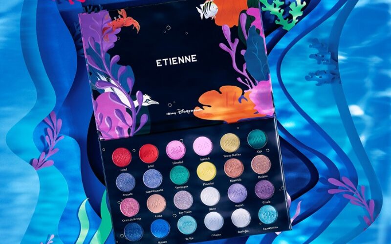 Etienne Cosmetics lanza nueva línea de maquillaje inspirado<br>en La Sirenita