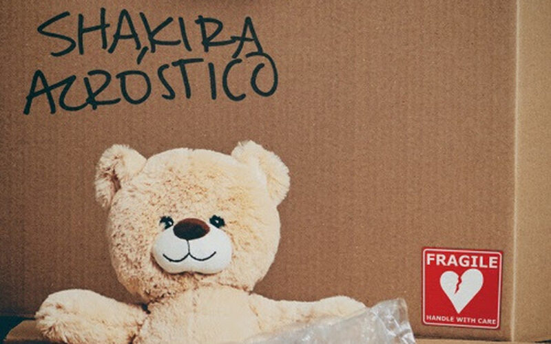 Shakira lanza nuevo sencillo “Acróstico” junto con el video oficial de la letra