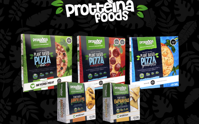 Protteina Foods lanza pizzas, empanadas y arrollado basados en plantas