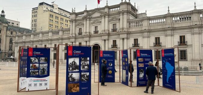 Casa de Moneda de Chile traslada exposición itinerante que conmemora sus 280 años de trayectoria a la Plaza de la Constitución