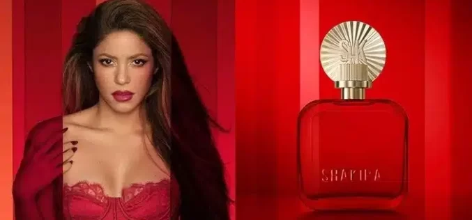 Shakira presenta su nuevo perfume: Rojo