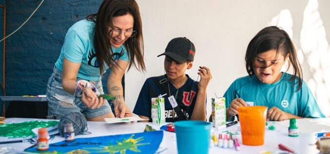 Niños y niñas que visiten Artequín podrán pintar mural que concietiza sore cuidado del agua