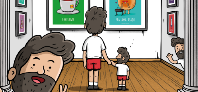 Coloridas caricaturas de Ingesman llegan a Providencia
