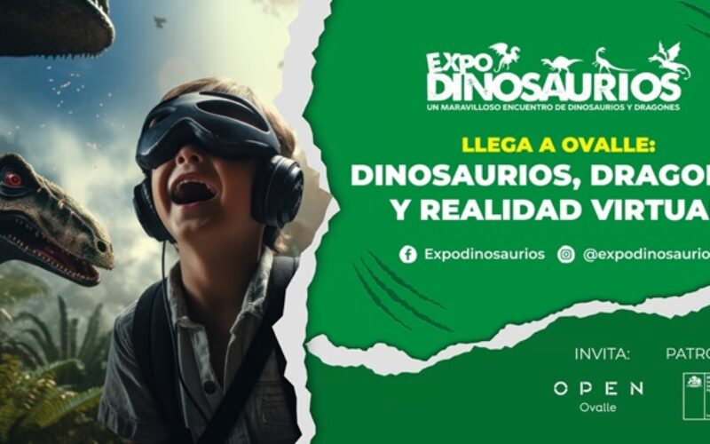 Expo dinosaurios: más de 15 dinosaurios y criaturas de fantasía llegan a Open Ovalle